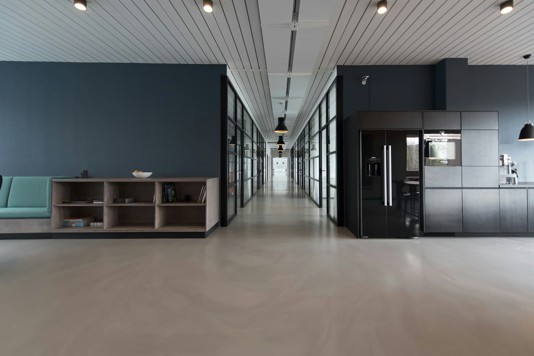 Studio gallery corridor
